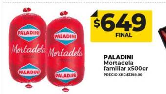 Supermayorista Vital Paladini mortadela familiar x500gr oferta