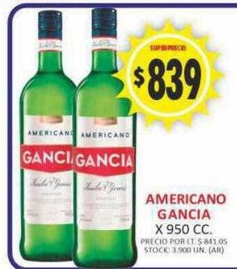 Supermercados Becerra Americano gancia oferta