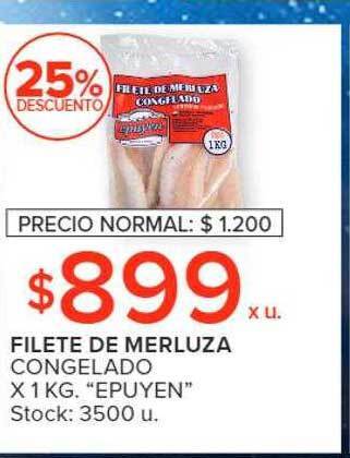 Carrefour Market Filete de merluza congelado oferta