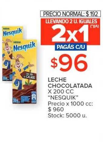 Carrefour Market Leche chocolatada oferta