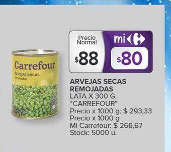 Carrefour Market Arvejas secas remojadas oferta