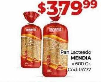 Diarco Pan lacteado mendia oferta