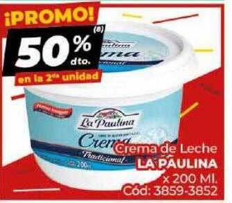 Diarco Crema de leche la paulina oferta
