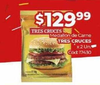 Diarco Medallón de carne tres cruces oferta