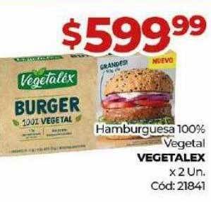 Diarco Hamburguesa 100% vegetal vegetalex oferta