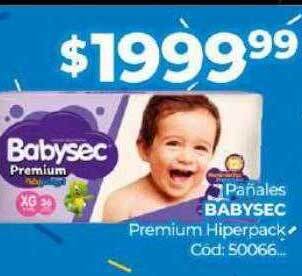 Diarco Pañales babysec premium hiperpack oferta