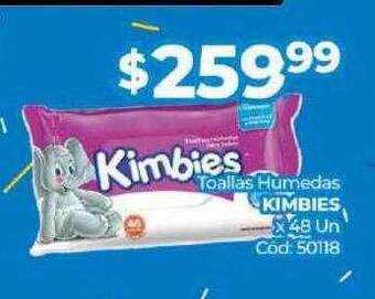 Diarco Toallas humedas kimbies oferta