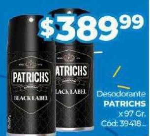 Diarco Desodorante patrichs oferta
