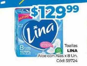 Diarco Toallas lina aloe con alas oferta