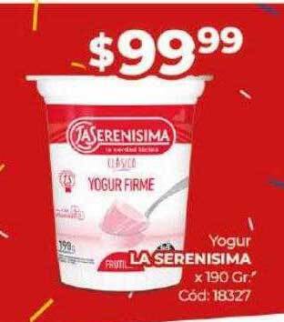 Diarco Yogur la serenisima oferta