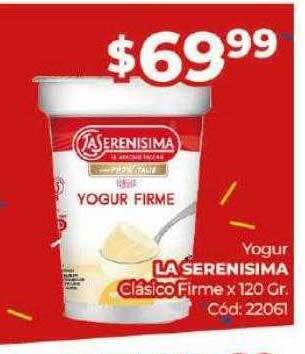 Diarco Yogur la serenisima clásico firme oferta