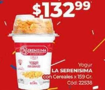 Diarco Yogur la serenisima con cereales oferta