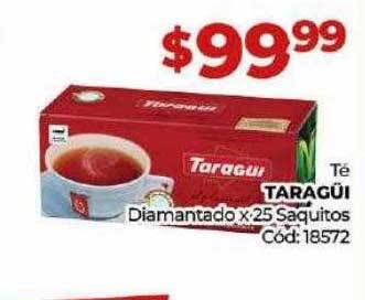 Diarco Té taragüí diamantado oferta