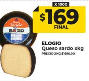 Supermayorista Vital Elogio queso sardo xkg oferta