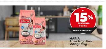Supermayorista Vital María arroz largo fino oferta