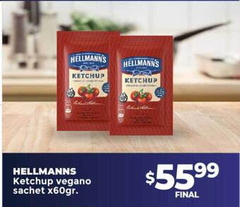 Supermayorista Vital Hellmanns ketchup vegano oferta