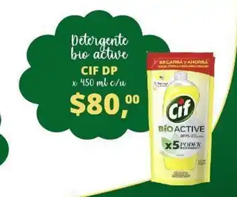 Detergente bio active CIF DP x 450ml