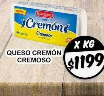 Supermercados Zeta Queso cremón cremoso oferta