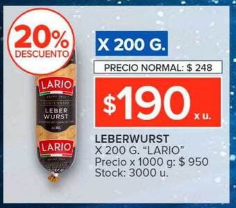 Carrefour Leberwurst oferta