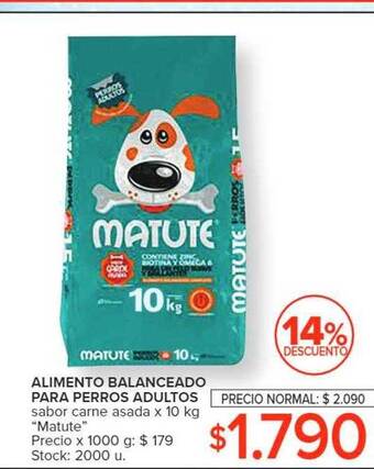 Carrefour Alimento balanceado para perros adultos oferta