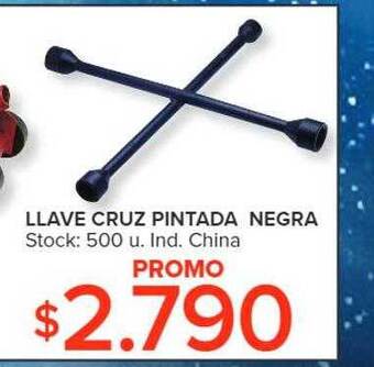 Carrefour Llave cruz pintada negra oferta