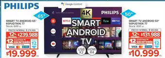 Carrefour Smart tv android 65 oferta