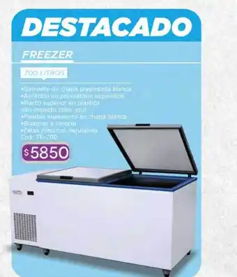 Cuotas del Sur Freezer 700 litros oferta