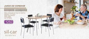 Cuotas del Sur Juego de comedor sil-car oferta