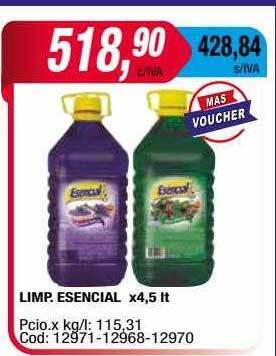 Maxiconsumo Limp esencial oferta