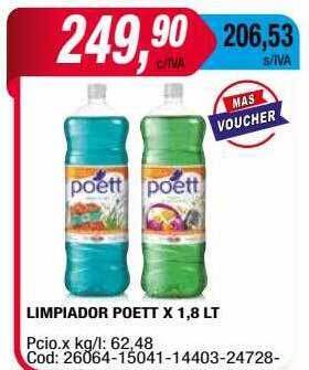 Maxiconsumo Limpiador poett oferta
