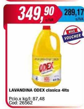 Maxiconsumo Lavandina odex clasica oferta