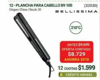 Hendel Plancha para cabello b9 100 bellissima oferta