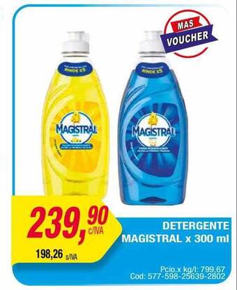 Maxiconsumo Detergente magistral oferta