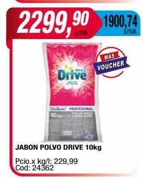Maxiconsumo Jabon polvo drive oferta