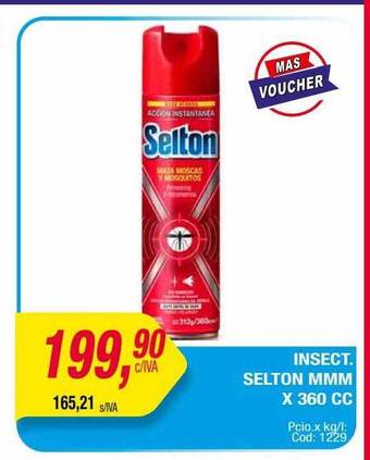 Maxiconsumo Insect. selton mmm x 360 cc oferta