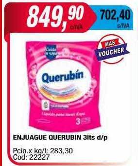 Maxiconsumo Enjuague querubin oferta