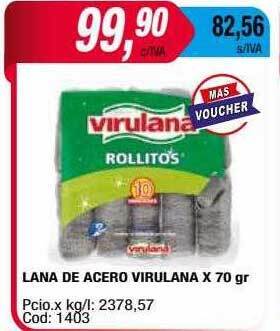 Maxiconsumo Lana de acero virulana oferta