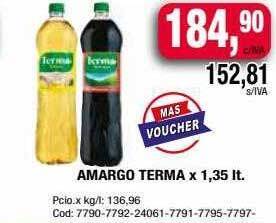 Maxiconsumo Amargo terma oferta
