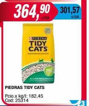Maxiconsumo Piedras tidy cats oferta