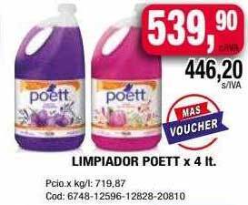 Maxiconsumo Limpiador poett oferta