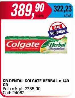 Maxiconsumo Cr.dental colgate herbal oferta