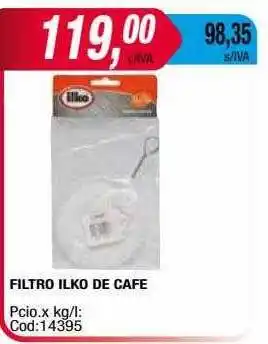 Maxiconsumo Filtro ilko de café oferta