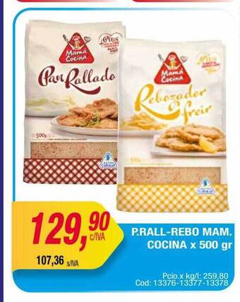 Maxiconsumo P.rall-rebo mam. cocina oferta