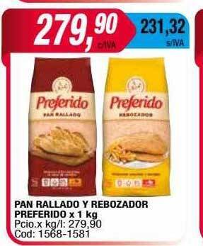 Maxiconsumo Pan rallado y rebozador preferido oferta