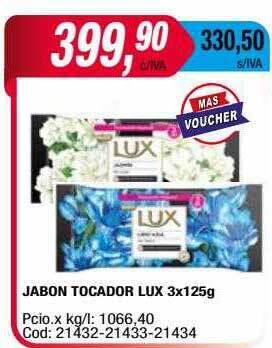 Maxiconsumo Jabon tocador lux oferta