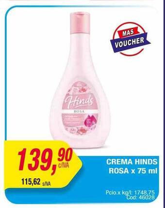 Maxiconsumo Crema hinds rosa oferta