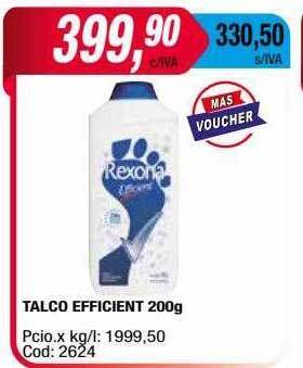 Maxiconsumo Talco efficient oferta