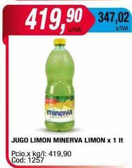 Maxiconsumo Jugo limon minerva limon oferta