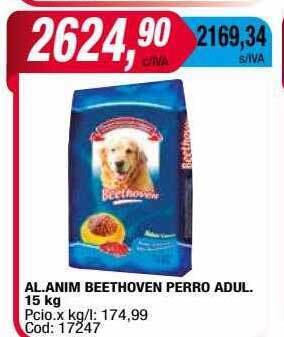 Maxiconsumo Al.anim beethoven perro adul. oferta