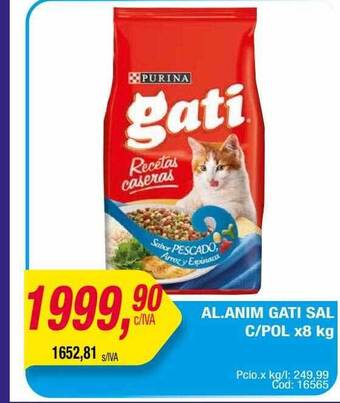 Maxiconsumo Al.anim gati sal c-pol oferta